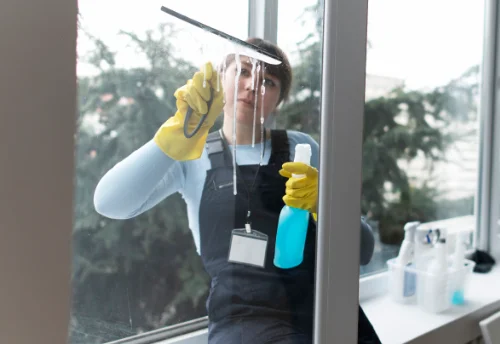 Nettoyage de vitres intérieures et extérieures à la Wantzenau